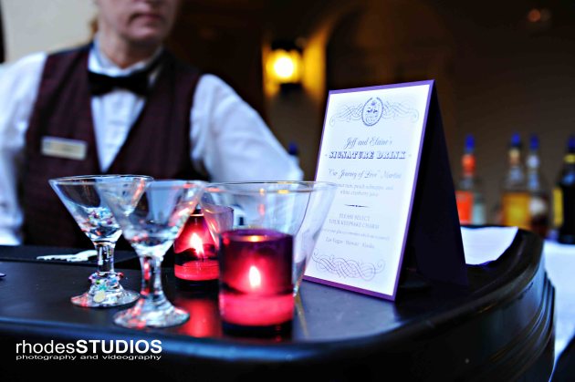 Rhodes Studios, Dogwood Blossom Stationery, Orlando weddings, signature drink sign 2